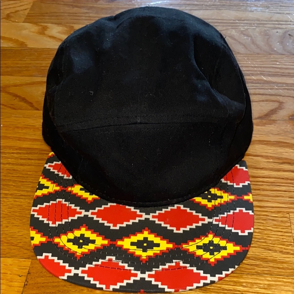 Aldo 5 Panel Camp Hat w/ adjustable leather strap